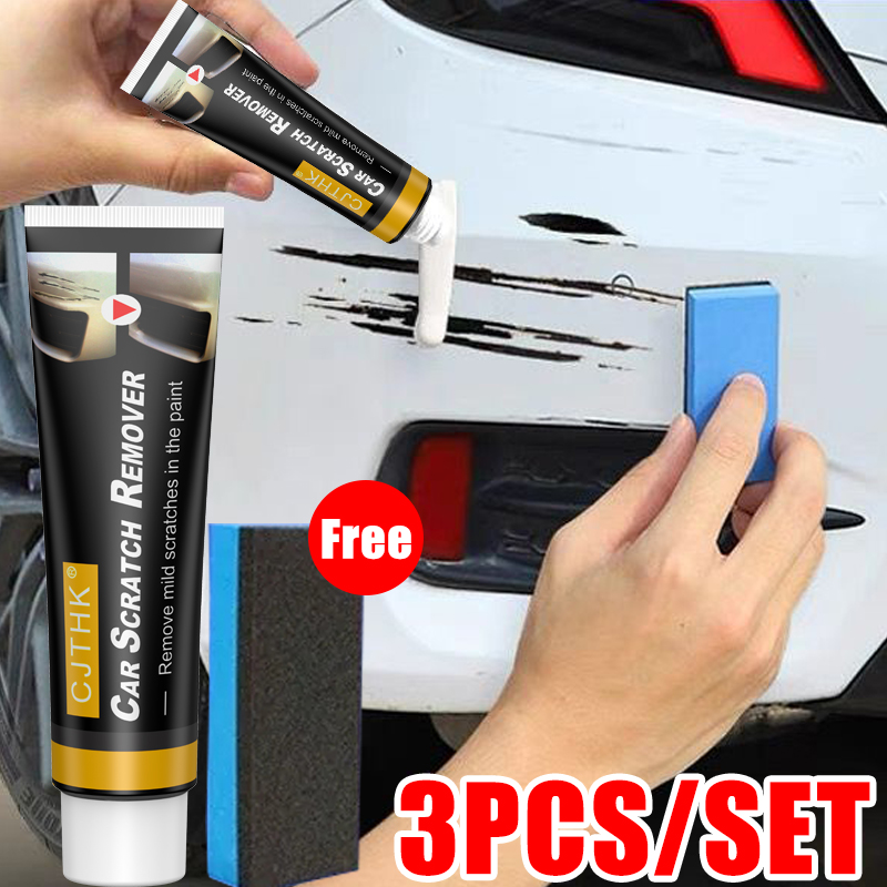Car Scratch Repair Polishing Wax Paste - น้ำยาขัดลบรอยขีดข่วนรถยนต์ ชุดอุปกรณ์ดูแลสีรถยนต์ น้ำยาขัดลบรอยขนแมว ซ่อมแซมรอยขีดข่วน ขัดเงารถยนต์ น้ำยาขัดสีรถยนต์