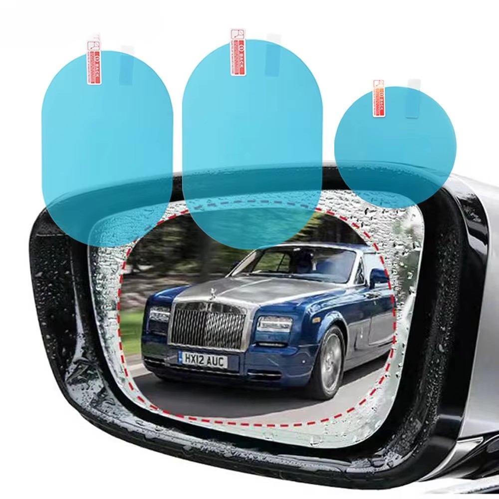 2/4 ชิ้น ฟิล์มกันฝ้า กันแสงสะท - Anti Glare Car Rearview Mirror Film บทวิจารณ์และราคา