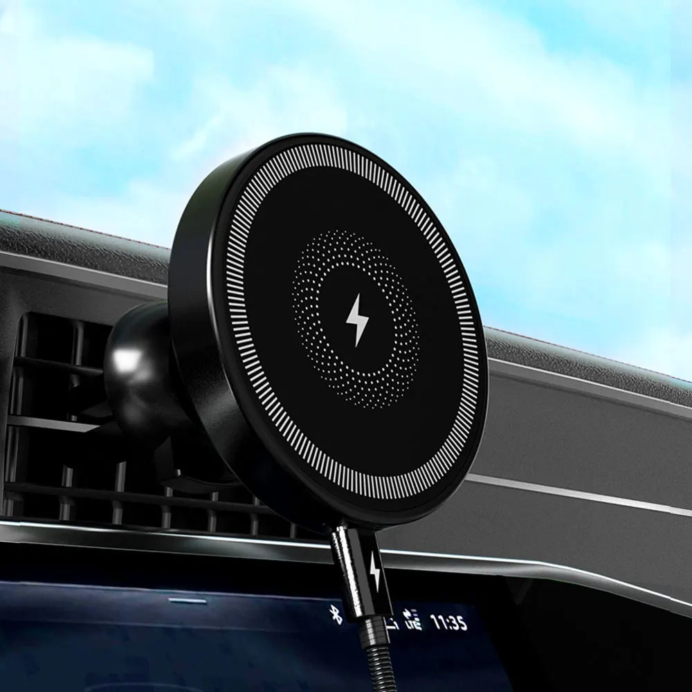 แท่นชาร์จไร้สายแม่เหล็กในรถยนต - Magnetic Phone Holder For Car Vent บทวิจารณ์และราคา