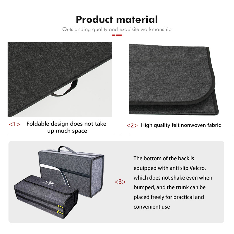 กล่องเก็บของท้ายรถแบบพับได้ ทำ - Car Trunk Organizer Foldable Storage Box บทวิจารณ์และราคา
