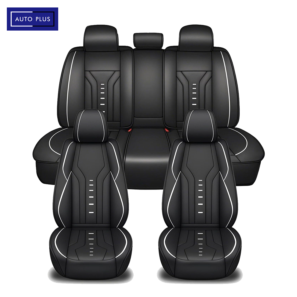 ชุดหุ้มเบาะรถยนต์หนังแท้สุดหรู - Leather Car Seat Covers Full Set Universal บทวิจารณ์และราคา