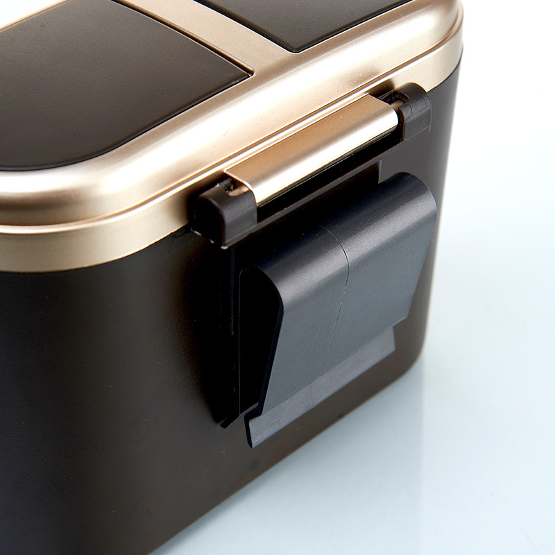 แบบพกพาพลาสติกกล่องเก็บรถถังขย - Waterproof Car Trash Can With Lid บทวิจารณ์และราคา