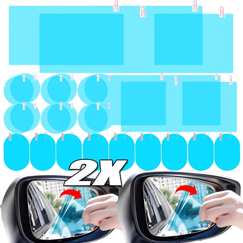 ฟิล์มป้องกันกระจกมองหลังรถยนต์ - Anti Glare Car Rearview Mirror Film บทวิจารณ์และราคา