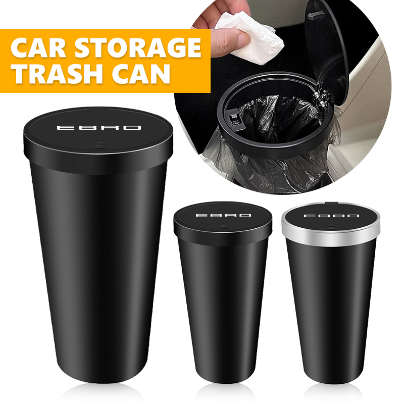 ถังขยะในรถยนต์ขนาดเล็ก กันน้ำ  - Waterproof Car Trash Can With Lid บทวิจารณ์และราคา