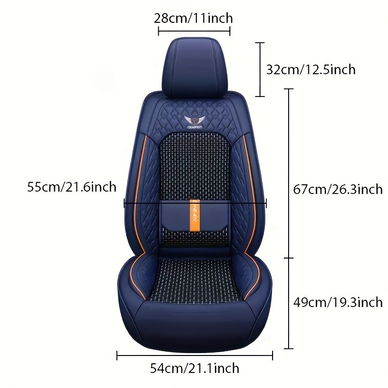 สำหรับ jetour t2 dacia jogger  - Leather Car Seat Covers Full Set Universal บทวิจารณ์และราคา