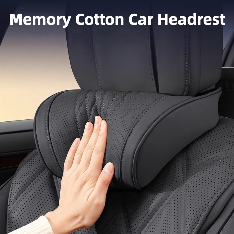 เบาะรองศีรษะในรถยนต์เมมโมรี่โฟ - Memory Foam Car Neck Pillow Lumbar Support บทวิจารณ์และราคา