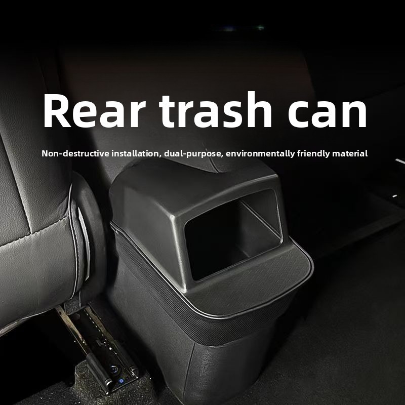 กล่องเก็บของซิลิโคนด้านหลังสำห - Waterproof Car Trash Can With Lid บทวิจารณ์และราคา