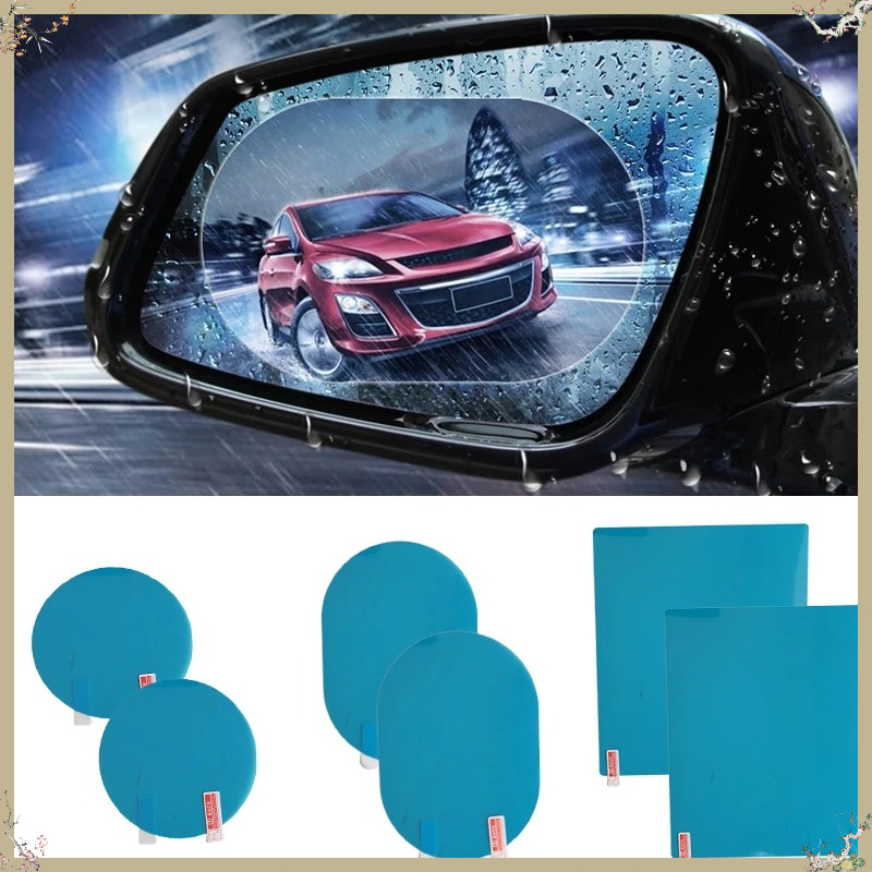 2 ชิ้นฟิล์มกระจกมองหลังรถยนต์ป - Anti Glare Car Rearview Mirror Film บทวิจารณ์และราคา