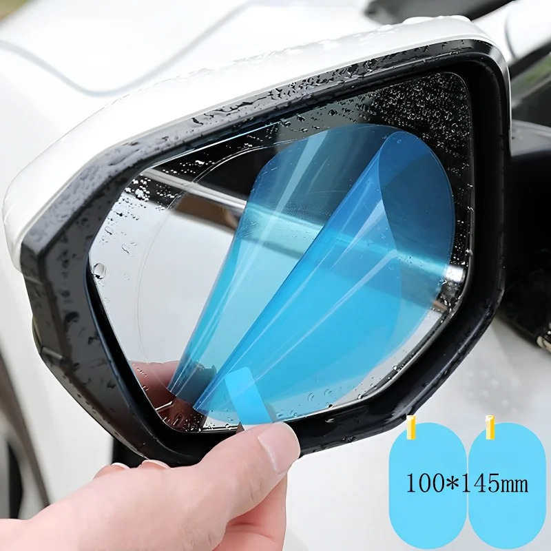 สติ๊กเกอร์ป้องกันกระจกมองข้างร - Anti Glare Car Rearview Mirror Film บทวิจารณ์และราคา
