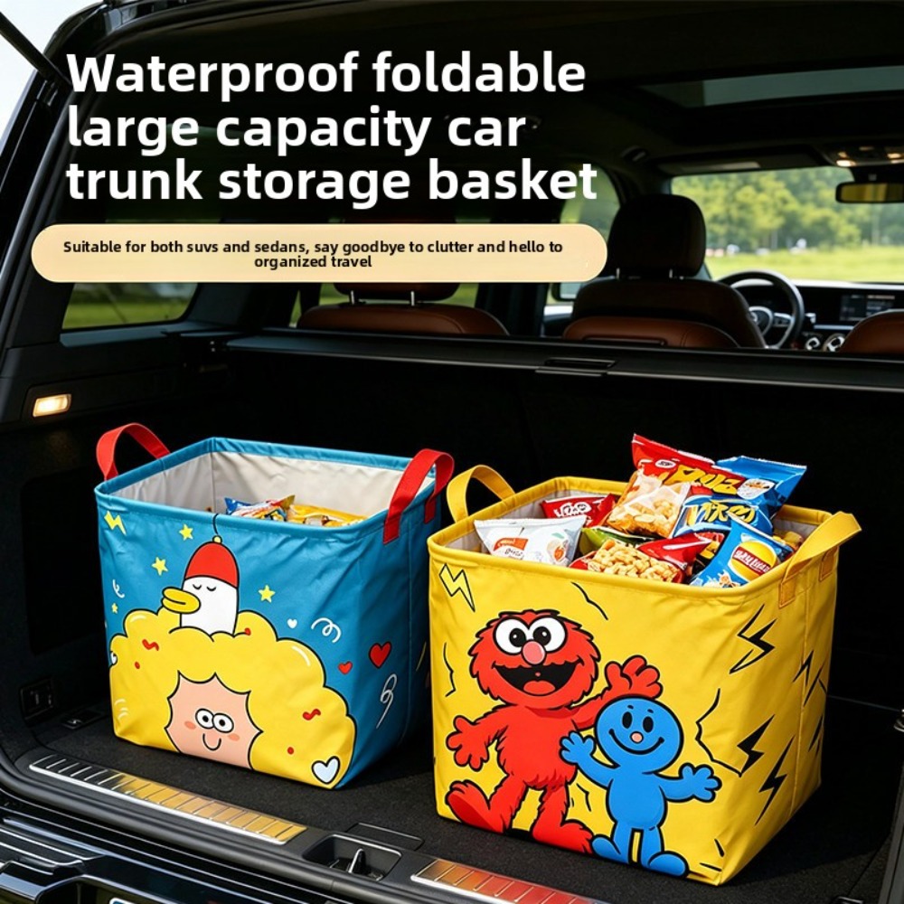 กล่องเก็บของท้ายรถแบบพับได้ 1  - Car Trunk Organizer Foldable Storage Box บทวิจารณ์และราคา