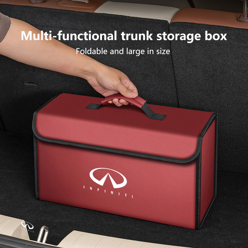 กล่องจัดระเบียบท้ายรถแบบพับได้ - Car Trunk Organizer Foldable Storage Box บทวิจารณ์และราคา