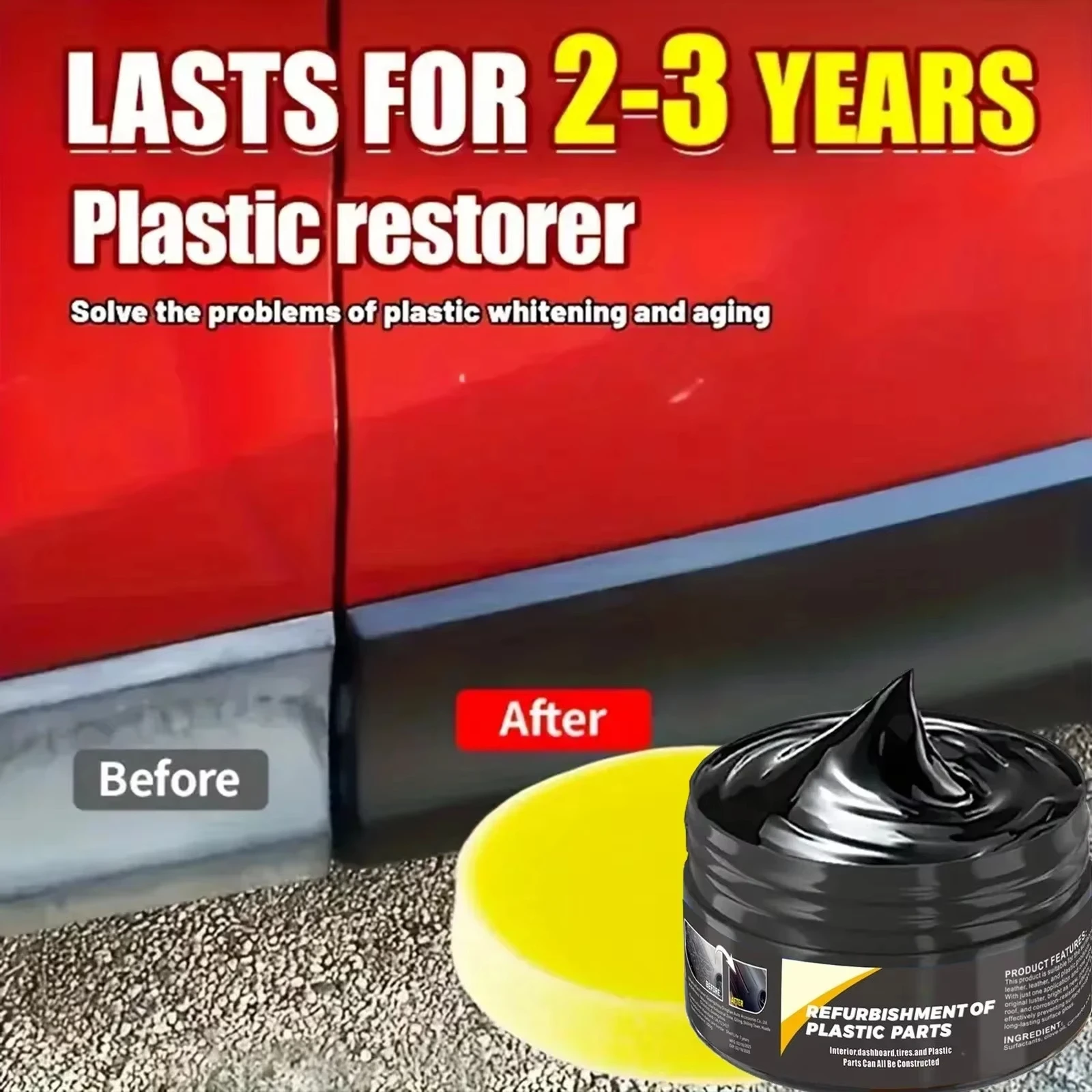 ครีมซ่อมแซมรอยขีดข่วนบนพลาสติก - Car Scratch Repair Polishing Wax Paste บทวิจารณ์และราคา